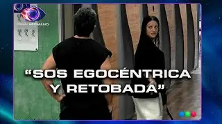 Juan Pablo y Chiara discutieron por los platos sucios: 