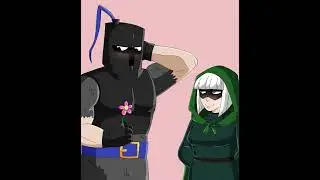 Bandit, a Lily of the Valley 🤍Dark Prince, a Black Rose 🖤  #clashroyaleshorts #clashroyale #memes