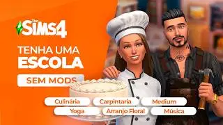 Como ter uma escola! 📖 | The Sims 4 &Oacute;cios & Neg&oacute;cios (Sem Mod) #thesims4