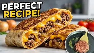 CHEESEBURGER WRAP RECIPE! Can You Make This Tasty Wrap at Home?