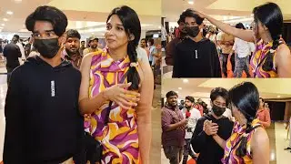 നൈല ഉഷയും മകനും പാപ്പൻ കാണാൻ വന്നപ്പോൾ | Celebrities at Theatre to watch Paappan Movie | Filmyhoods