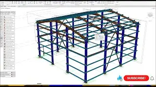 ADVANCE STEEL   EP 16   ADDING PURLIN CONNECTIONS