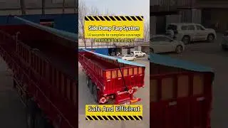 OMG!10 seconds to complete cover! Side Dump Tarp System!