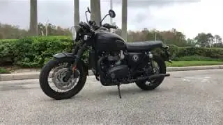 2020 Triumph Bonneville T120 Ace in Matte Storm Grey Walkaround Video