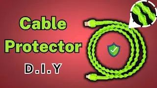 DIY.🤩 cable protector. Cable protector using paracord. #diy #craft #crochet