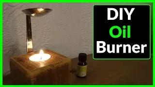 How to Make an Oil / Wax Melt Burner (From Pallet Wood & a Spoon!)