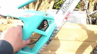 scott gambler dh bike with  INTRESTING (UPGRADES )