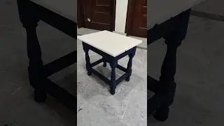 Chalk paint on dark furniture #diy