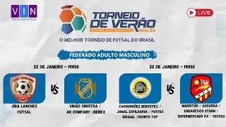 AO VIVO | 7ª Rodada – 39º Torneio de Verão de Indaial Central dos Cosméticos