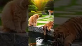 Cat vs Tiger Cub&hellip; Then BIG Tiger Pushes the Limits of Playtime #wildlife #bigcats #nature