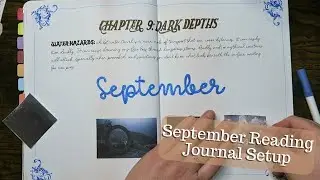 September Reading Journal Setup
