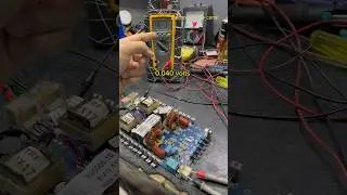 M&oacute;dulo Soundigital SD5000.1 consertado com sucesso. Sem DC na sa&iacute;da de som. #eletronica #conserto