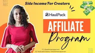Haulpack Affiliate Program | Easy Side Income for Small Creators💰