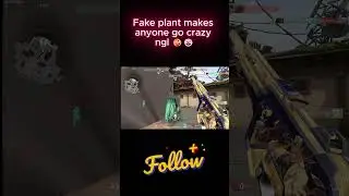 FAKE PLANT CUD MAKE ANYONE GO CRAZY NGL 🥶⃤ #valorant #easypeazy #fyp #saltygamer1