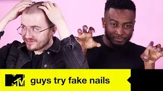 Guys Try Fake Nails | Guys Try