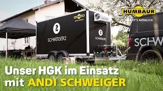 Der Humbaur HGK 304218-21 PF60 Deluxe in vollem Einsatz mit Andi Schweiger
