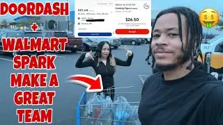 WE DID DOORDASH FOR THE 1ST TIME WITH WALMART SPARK AND HERES HOW IT WENT | TIPS TO BEAT SLOW TIMES