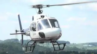 Life Net of New York landing at Hornell Municipal Airport 7/11/15