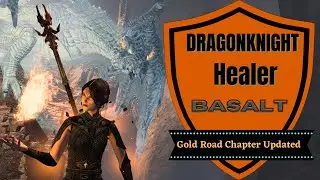 ESO PvP / 1 Bar Dragonknight healer -  Basalt : updated for Gold Road chapter