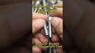 DIN 912 - Hexagon socket Head Cap Screws Without Knurling