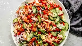 Yummy fish salad 🐟 #fish salad #food #cooking #fish chutney#@alibabacooking.offisial