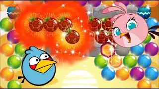 AB POP Angry Birds Level 378-380 game play hard level Win Win with high score!