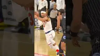 Josh Hart threads the needle PERFECTLY 🤩 #nbacup #semifinal #knicks #basketball #vegas