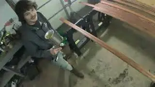 This Remodel Starts the Hard Way | Hand-Staining Tongue & Groove (Episode 1)
