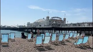 Brighton Promenade & Beach & Seaside August '25 Брайтон Променад Пляж Лето Море 11 Августа 2025