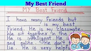 My Best Friend | Essay On My Best Friend in English | Essay On My Best Friend | Essay in English