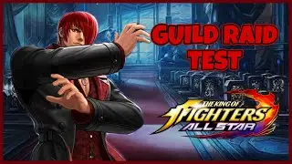 Iori XV Guild Raid Damage Test - KOF ALLSTAR