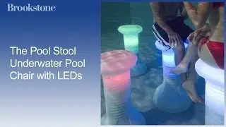 The Pool Stool Underwater Pool Chair with LEDs