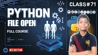 PYTHON FILE OPEN | Python Tutorial - Lesson #71