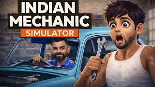 Virat Kohli ki Gaadi Repair?! 🔧😱 | Indian Mechanic Simulator | FIRST VIDEO + GIVEAWAY