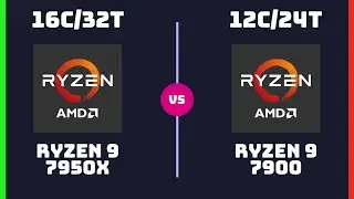 AMD Ryzen 9 7950X vs AMD Ryzen 9 7900 &ndash; CPU Comparison | How Big is the Difference?