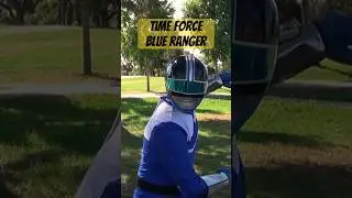 Time for TIME FORCE! #Shorts #PowerRangers #BlueRanger #Cosplay #TimeForce