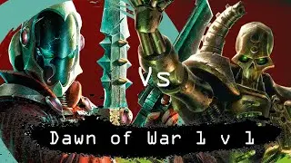 Dawn of War  Soulstorm 1 v 1 Necrons vs Eldar