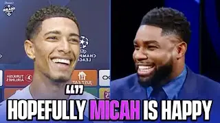 Jude Bellingham banters Micah and Carragher after Real Madrid win | UCL Today | CBS Sports Golazo