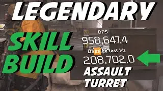Legendary Hard Wired Build | 208k Assault Turret | The Division 2: PVE Build & Gameplay