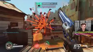 225 HP! INSANE BUFF MCCREE ! JAKE MCCREE GAMEPLAY OVERWACTH SEASON 24 TOP 500