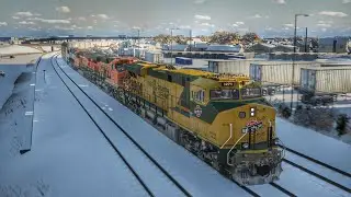Train Sim World 6 ES44C4 Cajon Pass Car-Train Car Transport US Freighttrain TSW6 Part 1/2