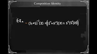 Inverse Function | Characteristics: Composition Identity Proof with Example...p14