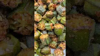 The BEST Roasted Okra Recipe #okra