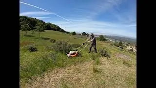 Stihl RMA 510V self propelled battery mower...