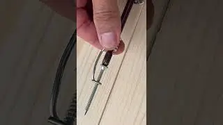 Great idea for securing a self-tapping screw. #diy