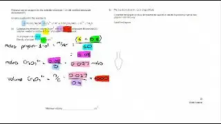 AQA A-level Chemistry - Practical skills - RPA5 - Question 3