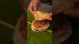 Madurai Kizhi Parotta - A burst of flavors wrapped in every bite. 🍽️😋 #shorts