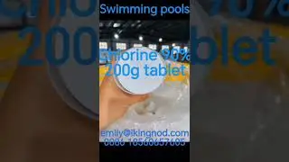 #tccaprovado  #Chlorine #200gtablet #swimmingpools #disinfactent #SDIC #trichlor #tcca90