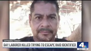 Day laborer killed while running to ICE agents identified