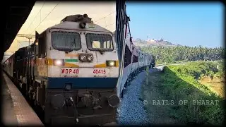 Bengaluru TO Hassan JN by 16575 Gomateshwara express!! | FADING diesel section | INDIAN RAILWAYS